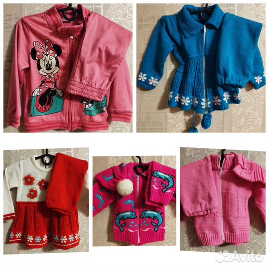Пакет вещей на девочку от 1 до 2,5 лет