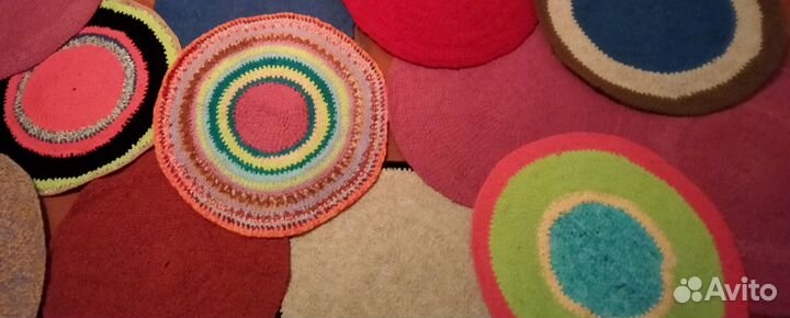 Коврик вязаный крючком