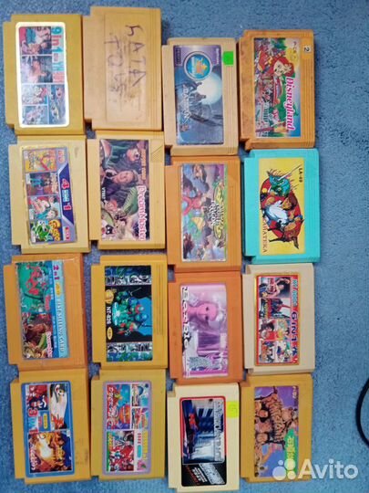 Картриджи для dendy и sega 8 bit, 16 bit