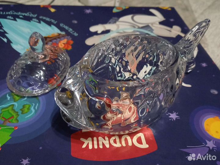 Хрустальная икорница