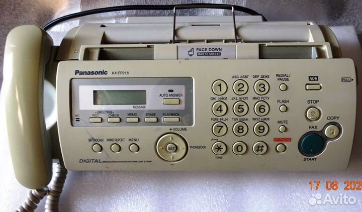 Факс Panasonic KX-FP218RU