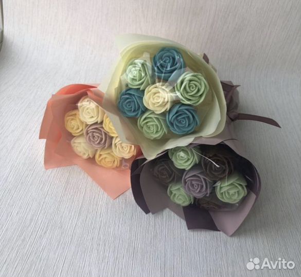 Букет сладкий съедобный из 7 роз