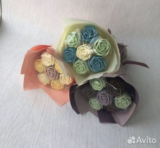Букет сладкий съедобный из 7 роз