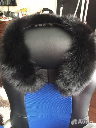 Меховой воротник песец