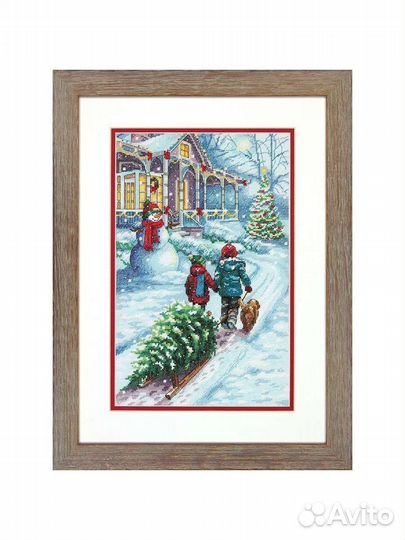 Картина крестиком dimensions Традиция в рождество