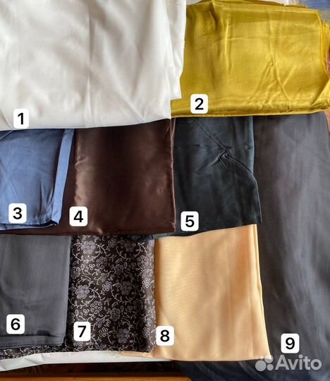 Ткань СССР натур-саржа,шерсть,плащовка,вельвет,Х/б