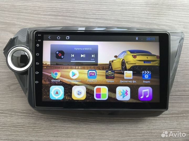 Магнитола на Kia Rio 3 с внешним микрофоном