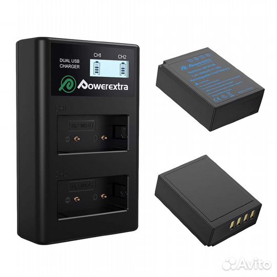 Зарядное устройство+2акб Powerextra NP-W126
