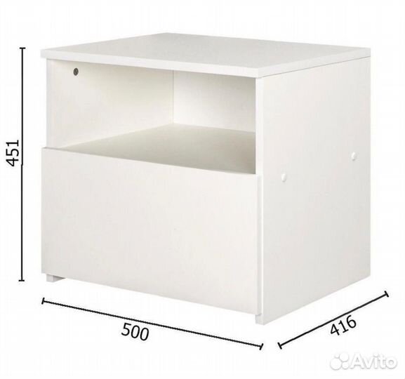 Тумба прикроватная новая 50х41,6 2шт есть