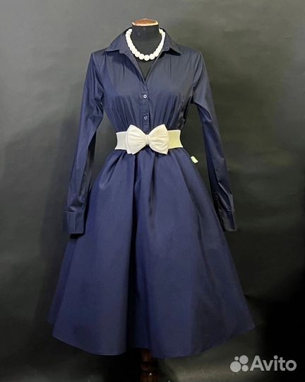 Ретро пинап платье с пышной юбкой