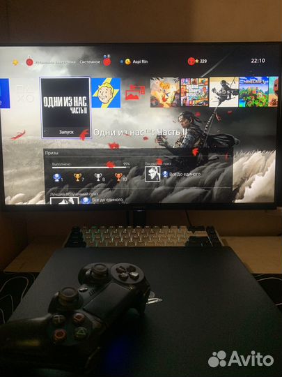 Sony playstation 4 pro с играми