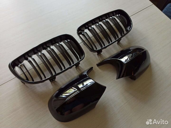 Бмв Е81 Е87 Е82 Е88 рест ноздри и накладки зеркал