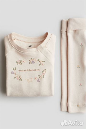 Комплект из футболки и леггинсов 56,68 H&M