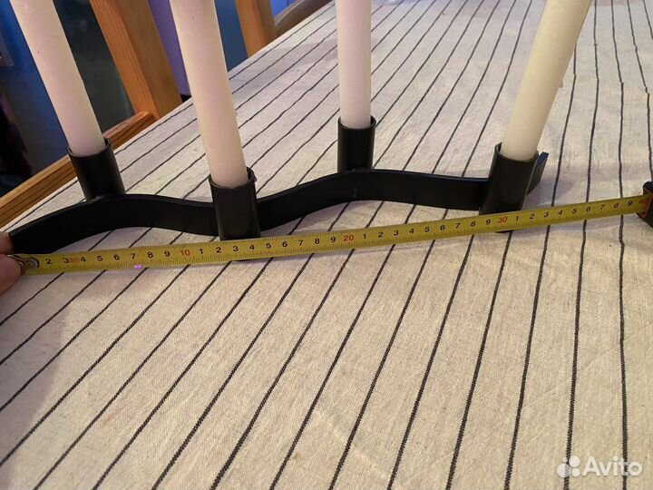 Металлический подсвечник