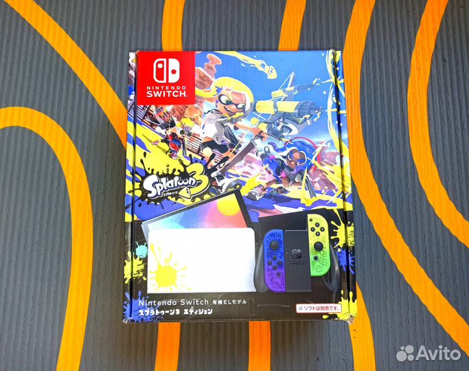 Nintendo switch oled splatoon 3 прошитая