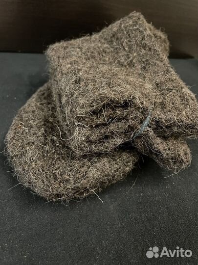 Шерстяные носки ручной вязки, толстые