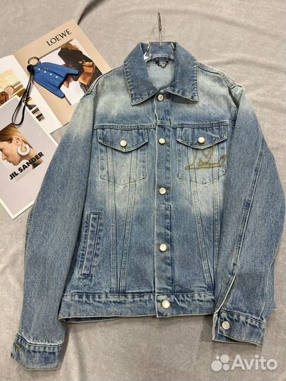 Джинсовая куртка женская Louis vuitton