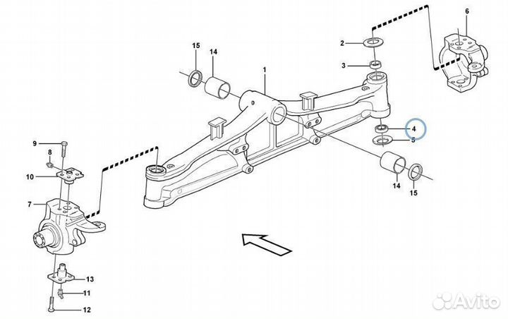 045168 (45168) Подшипник шкворня сферический