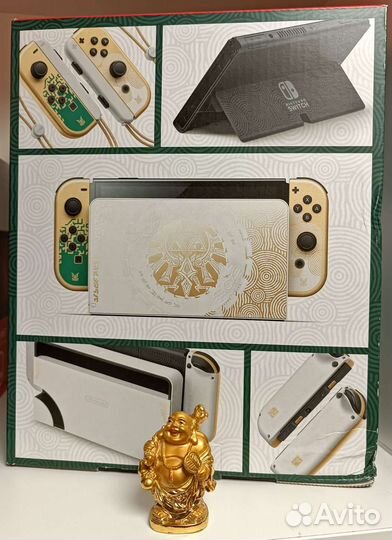 Hwfly Nintendo oled zelda + 512 GB +58 игр