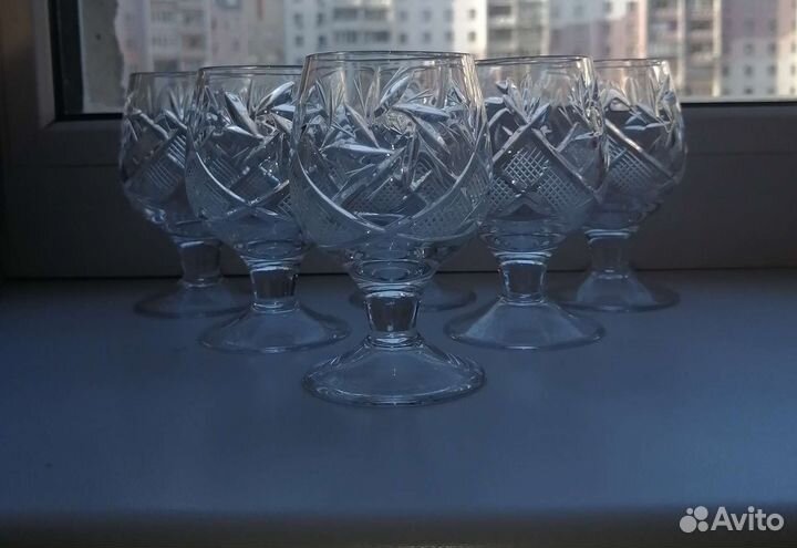 Хрустальные рюмки СССР