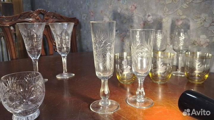 Фужеры стаканы винтаж СССР