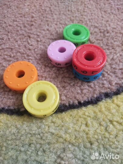 Магнитная игрушка сортер цифры