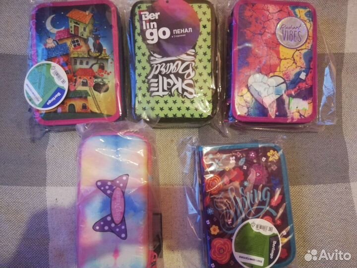 Пенал школьный новый