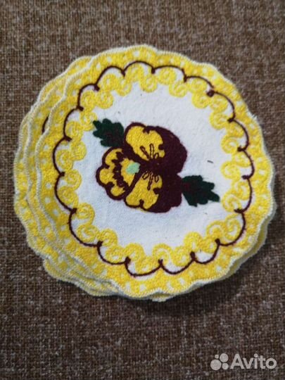 Салфетки под кружки Авторская работа