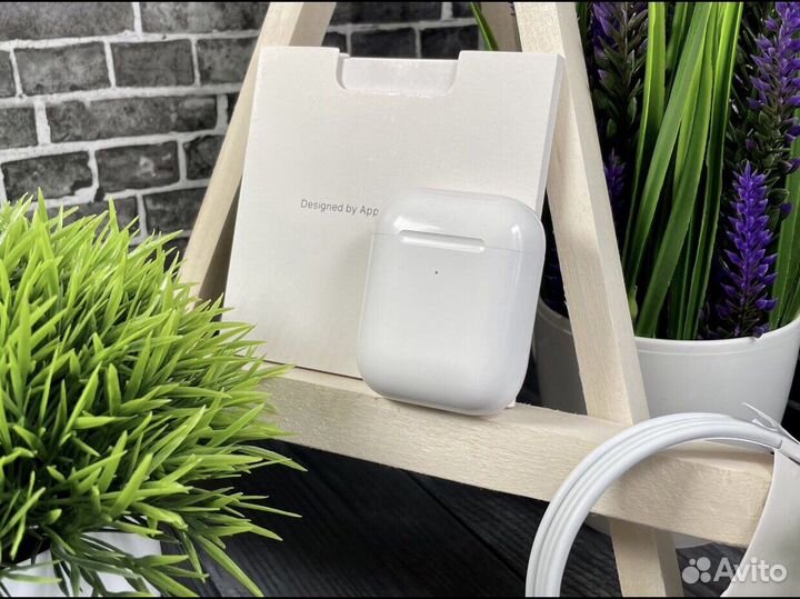 AirPods 2 premium + чехол в подарок