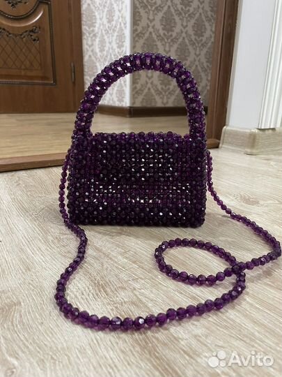 Сумка из бисера ручной работы