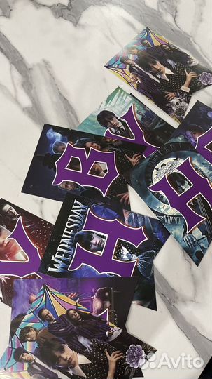 Аксессуары для дня рождения Уэнсдей