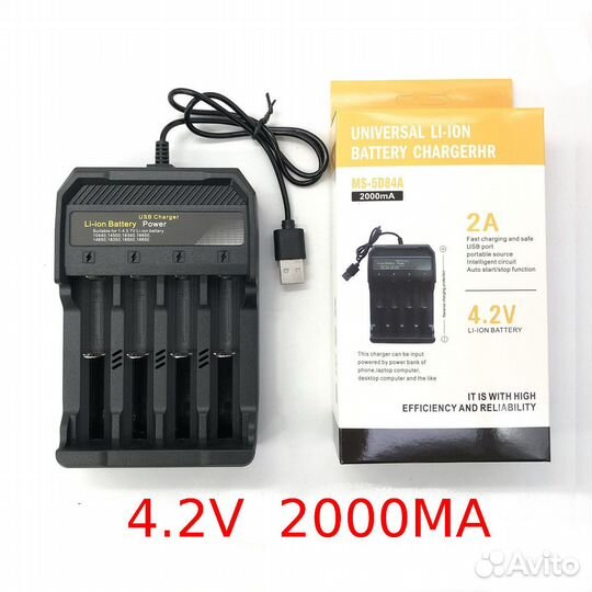 Зарядное устройство для аккумуляторов Li-ion 18650
