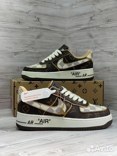 Кроссовки Nike Air Force 1 x Louis Vuitton