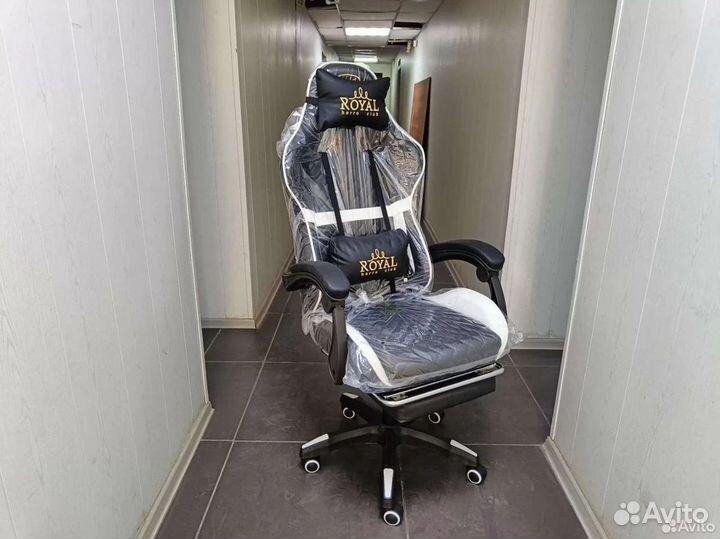 Компьютерное игровое кресло геймерское с массажем