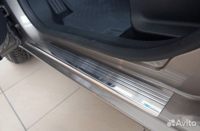 Накладки на пороги Hyundai Solaris 2 с 2017