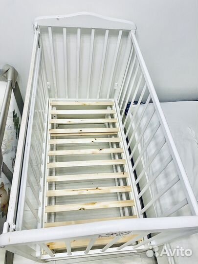 Кроватка с маятником 120х60