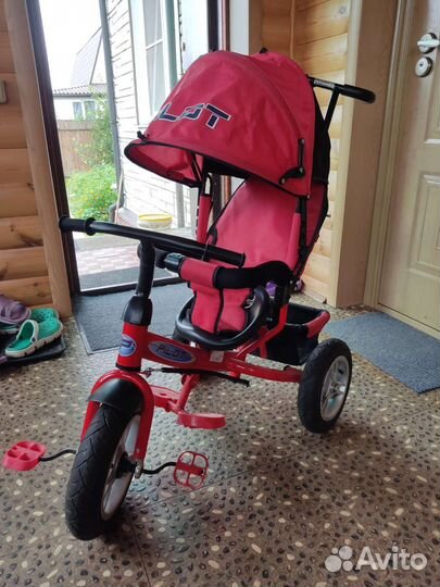 Велосипед коляска с ручкой