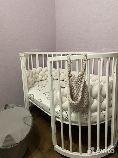 Детская кроватка с маятником трансформер