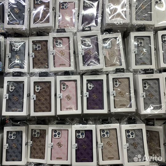 Чехол на iPhone Guess Box в ассортименте