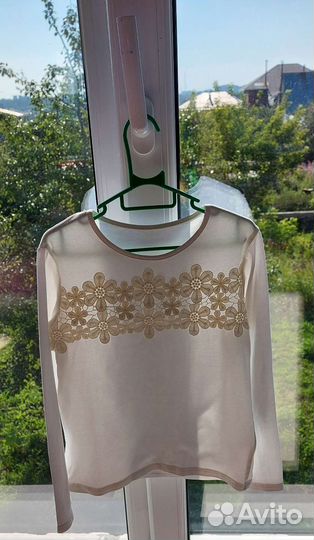 Блузка школьная 128-134