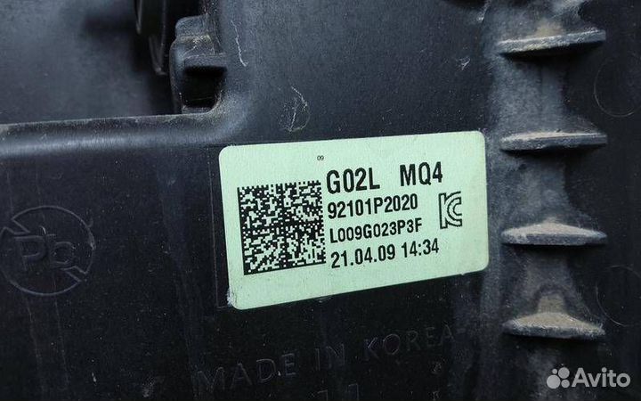 Фара левая Kia Sorento