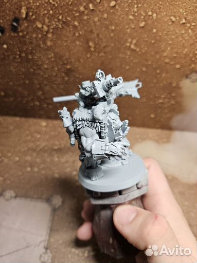 Warhammer 40k Warboss on mega armour
