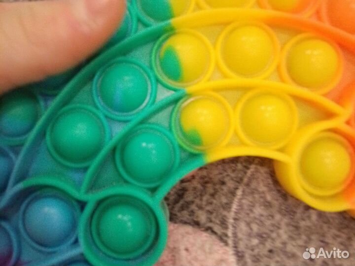 Поп-ит в виде радуги