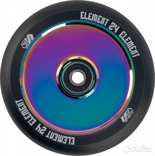 Колесо skip WHL15 110x24mm неохром Sev695