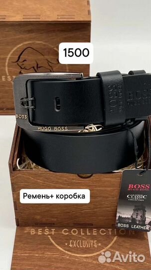 Кожаный ремень Hugo boss 0412