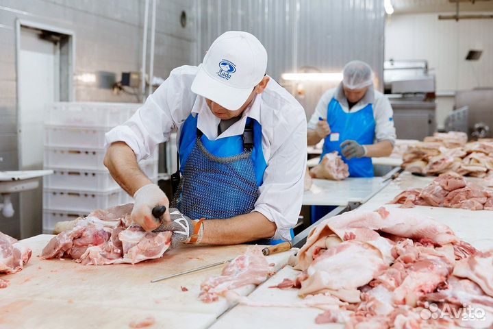 Мясокомбинат/Разнорабочий;3000ставка/Вахта