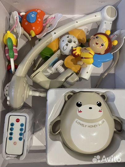 Мобиль на кроватку с подсветкой и музыкой