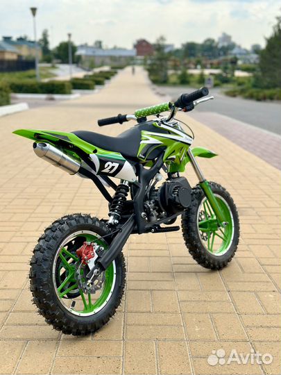 Мотоцикл детский бензин питбайк новый эндуро кросс