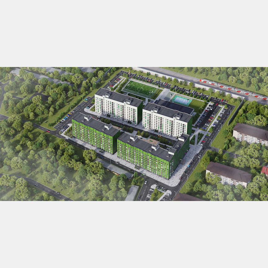 3-к. квартира, 76,3 м², 4/9 эт.