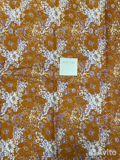 Ткань хлопок байка лен